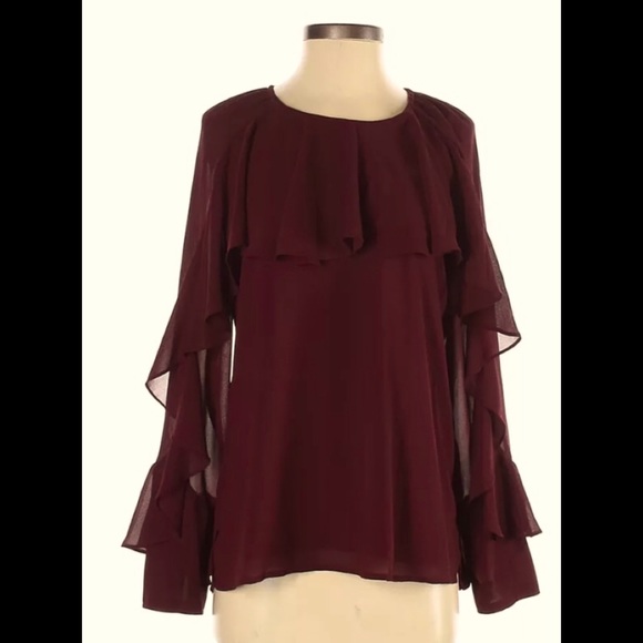 Cupio Tops - Maroon women’s top